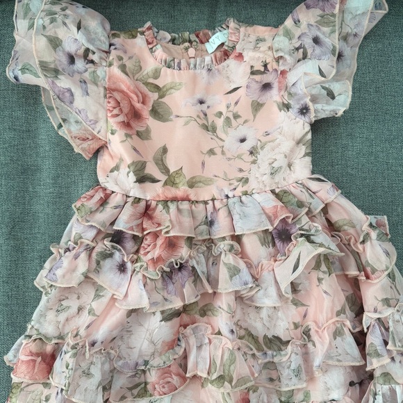 Ivy City Co Toddler Tiered Floral Dress 12-18 M - Picture 4 of 7